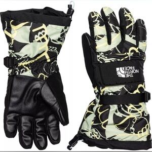 The North Face Montana Gloves (S) TNF Black Hands NWT sold out retro pattern